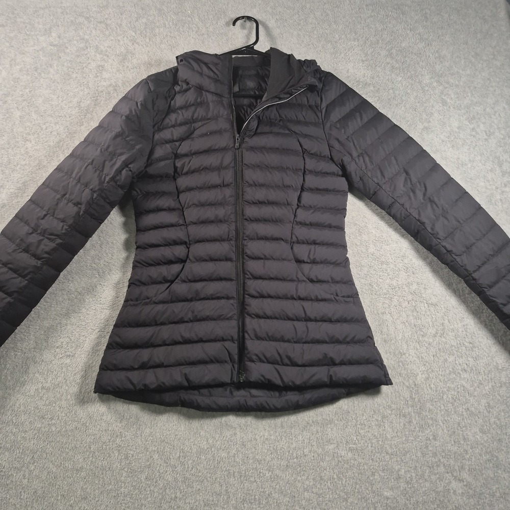 Lululemon Pack It Down Again Jacket Black Puffer Coat Size 4